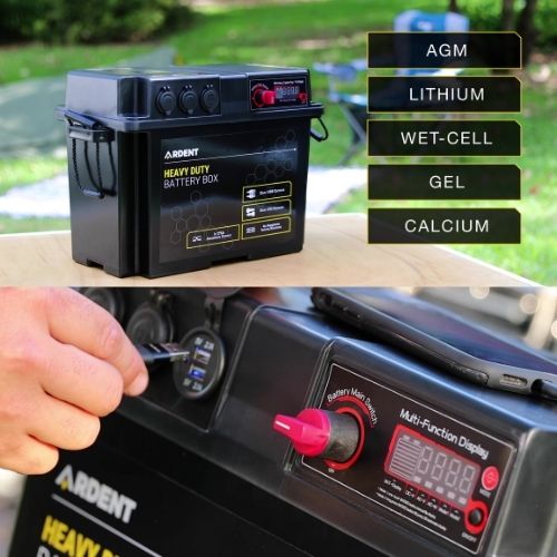 ARDENT Battery Box AGM Deep Cycle Battery Box Battery Boxes ARDENT